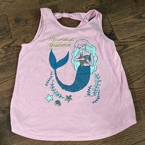 Girls Mermaid Pajama Top